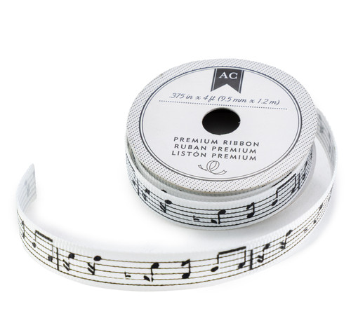 American Crafts Ribbon-Music - 5A002Q0X-1GRDW