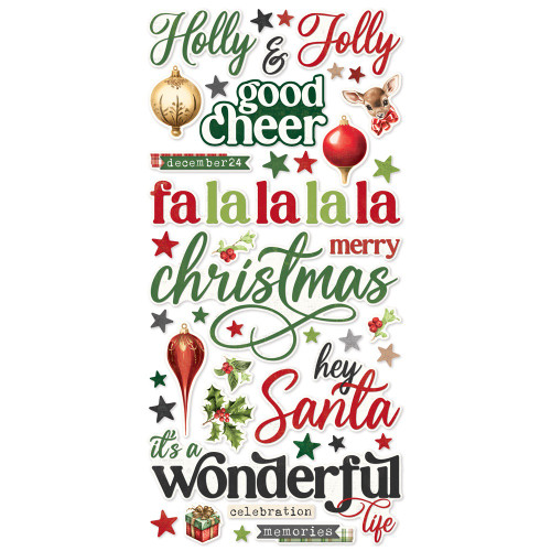 2 Pack - Simple Stories Foam Stickers-Simple Vintage Believe - 5A0034WG-1H6CN