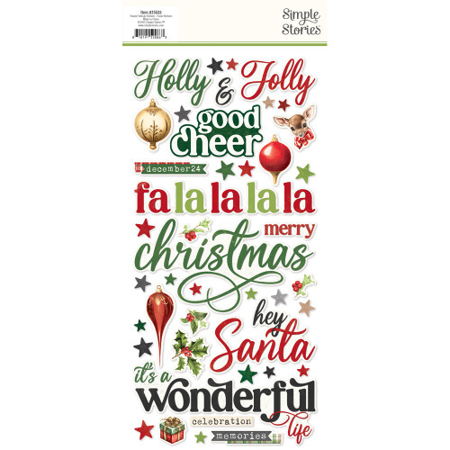 2 Pack - Simple Stories Foam Stickers-Simple Vintage Believe - 5A0034WG-1H6CN