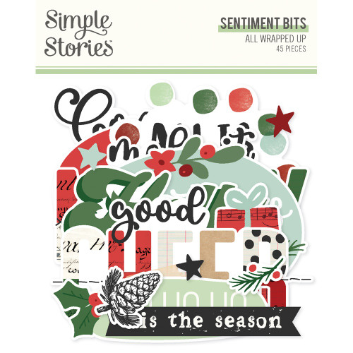 3 Pack - All Wrapped Up Bits & Pieces Die-Cuts-Sentiment - 5A0034V2-1H6FW - 810191520467