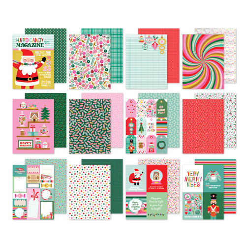 3 Pack - Simple Stories Double-Sided Paper Pad 6"X8" 24/Pkg-Hard Candy Christmas - 5A0034XV-1H6FD