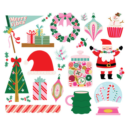 3 Pack - Hard Candy Christmas Bits & Pieces Die-Cuts-Big - 5A0034VB-1H6FF