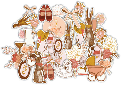 3 Pack - Craft Consortium Chipboard Ephemera-Nostalgia - 5A00358N-1H6M8