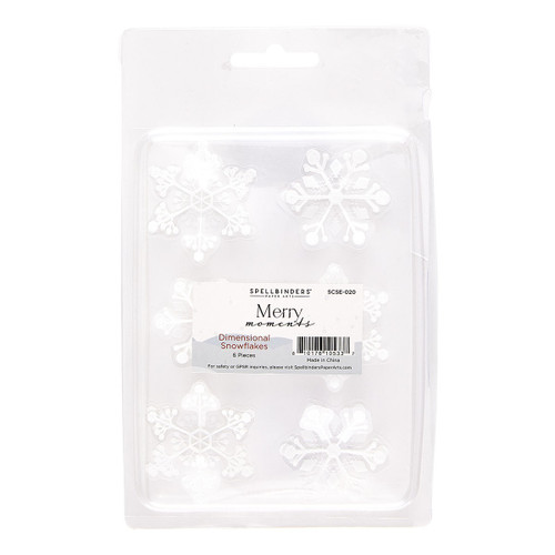 3 Pack - Spellbinders Die Cuts From Merry Moments-Dimensional Snowflakes - 5A003521-1H6K9 - 810176105337 3 Pack - Spellbinders Die Cuts From Merry Moments-Dimensional Snowflakes - 5A003521-1H6K9 - 810176105337