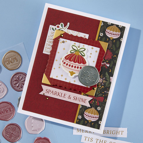 3 Pack - Spellbinders Paper Pad 6"X6"-Merry Moments - 5A00351K-1H6L4 3 Pack - Spellbinders Paper Pad 6"X6"-Merry Moments - 5A00351K-1H6L4