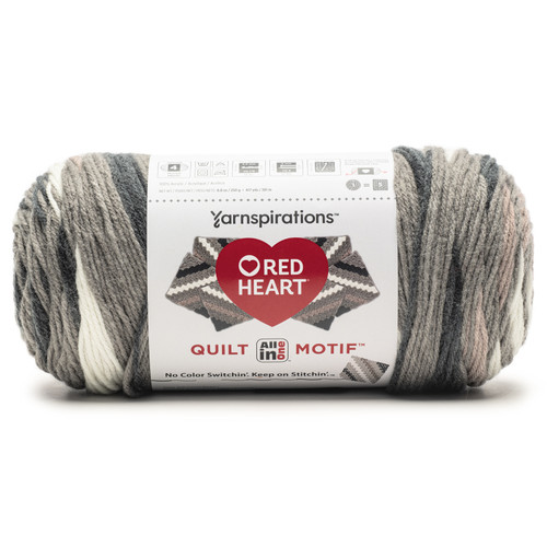 3 Pack - Red Heart All In One Quilt Motif Yarn-Relic - 5A002X8M-1GY6V - 073650098222
