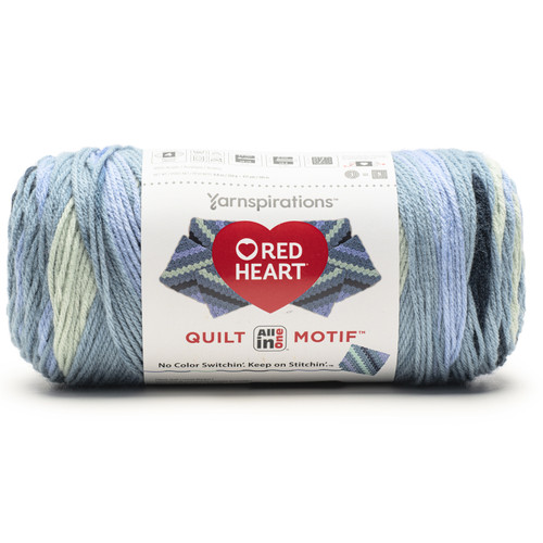 3 Pack - Red Heart All In One Quilt Motif Yarn-Classic - 5A002X8M-1GY7T - 073650100031