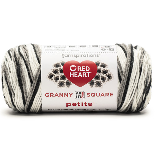 3 Pack - Red Heart All In One Granny Square Petite Yarn-Newsie - 5A002X8L-1GY7J - 073650095498
