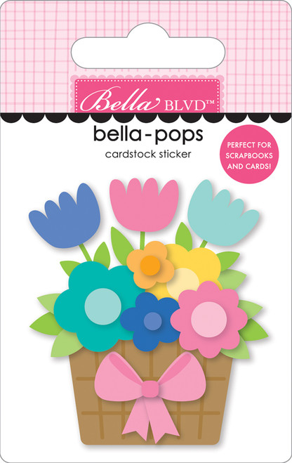 6 Pack - Bella Blvd Love Grows Here Bella-Pops 3D Stickers-Happy New Home - 5A0034L3-1H68F - 810176551578