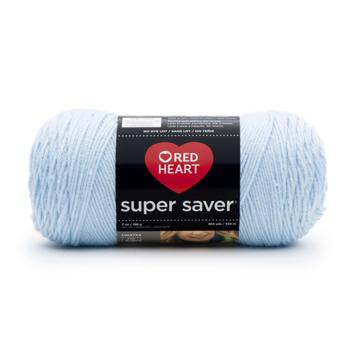 8 Pack - Red Heart Super Saver Yarn 3 Pack-Light Blue - 5A002K5Q-1GLP3