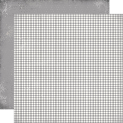 25 Pack Simple Vintage Believe Double-Sided Cardstock 12"X12"-Tinsel Gingham 5A0034W6-1H6D6 - 810191520726