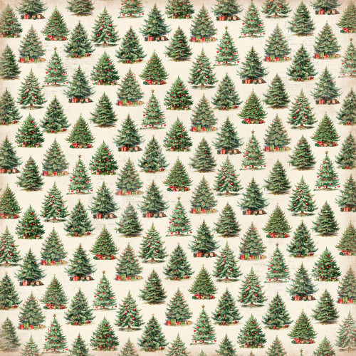 25 Pack Simple Vintage Believe Double-Sided Cardstock 12"X12"-Waiting For Santa 5A0034W6-1H6D8