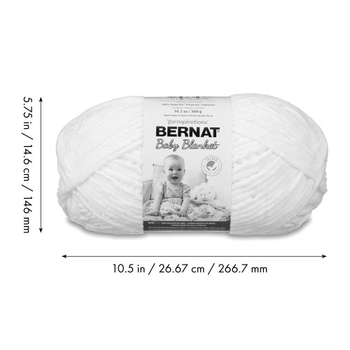 24 Pack Bernat Baby Blanket Big Ball Yarn 1 Pack-Little Roses 5A002K86-1GLPZ
