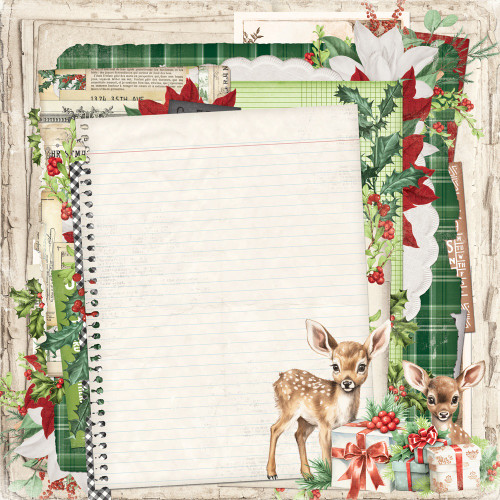 25 Pack Simple Vintage Believe Double-Sided Cardstock 12"X12"-Filled With Wonder 5A0034W6-1H6F9