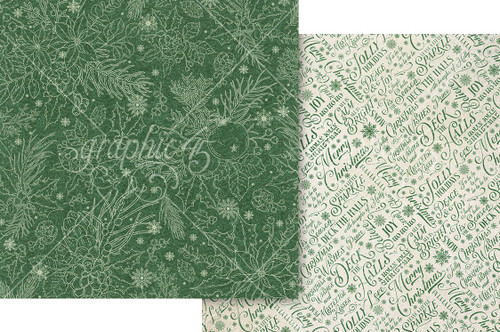 15 Pack Deck The Halls Double-Sided Cardstock 12"X12"-Boughs Of Holly 5A00350C-1H6JD - 810070167943