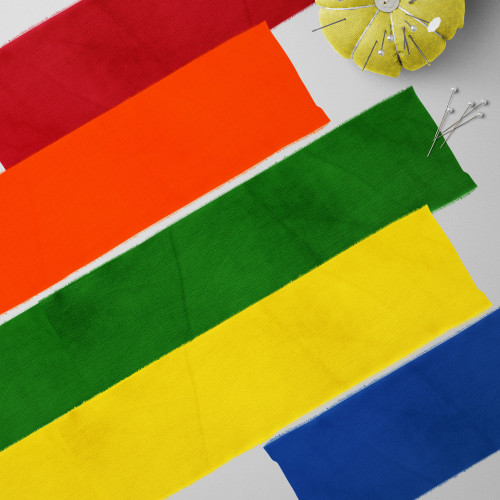 3 Pack - Fabric Editions Create It Assortment 2.5"X42" 20Pkg-5 Each Of 4 Designs -Solid Brights - 5A00343F-1H5TB