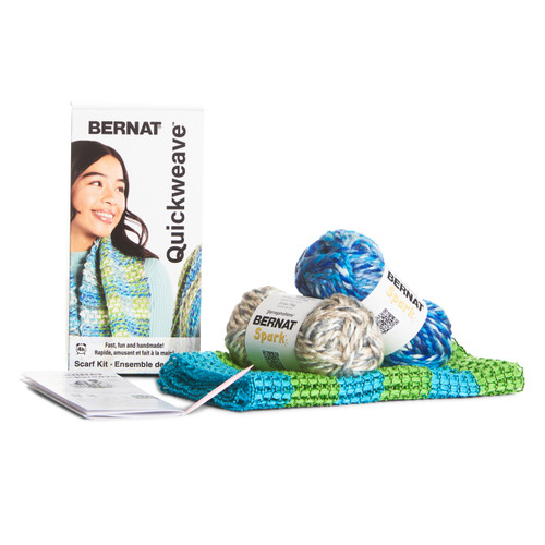 24 Pack - Bernat Scarf Weaving Kit-Aqua Twist - 5A002LQZ-1GNCF 24 Pack - Bernat Scarf Weaving Kit-Aqua Twist - 5A002LQZ-1GNCF