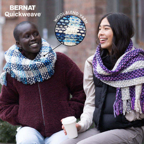 24 Pack - Bernat Scarf Weaving Kit-Aqua Twist - 5A002LQZ-1GNCF 24 Pack - Bernat Scarf Weaving Kit-Aqua Twist - 5A002LQZ-1GNCF