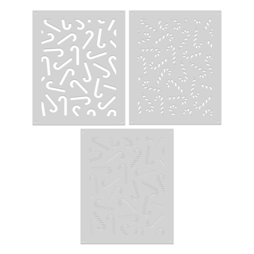 Hero Arts Stencil 6"X6"-Candy Cane Toss Up - 5A00352Q-1H6L7