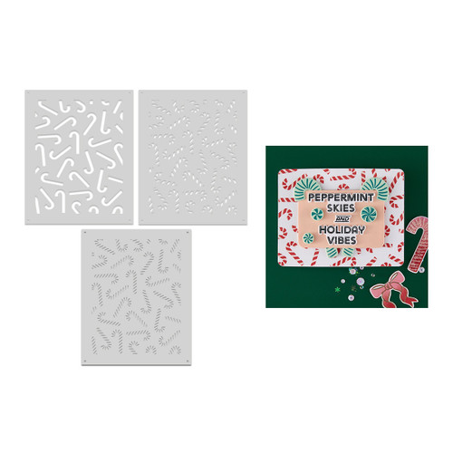 Hero Arts Stencil 6"X6"-Candy Cane Toss Up - 5A00352Q-1H6L7 Hero Arts Stencil 6"X6"-Candy Cane Toss Up - 5A00352Q-1H6L7
