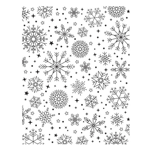 Spellbinders BetterPresss Plate From Wonderland-Snowfall Shimmer 5A00351M-1H6L8