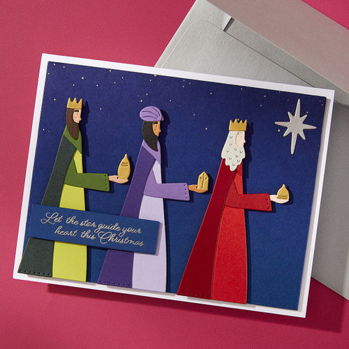 Spellbinders Clear Stamp & Die Set From Wonderland-The Three Magi - 5A00352H-1H6LL