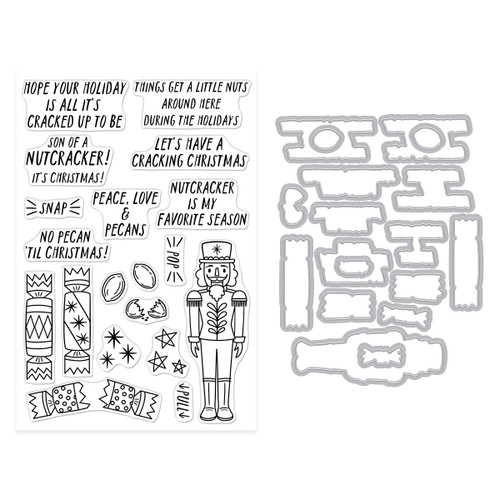 Hero Arts Stamp & Cut-A Little Nuts - 5A00353K-1H6LS Hero Arts Stamp & Cut-A Little Nuts - 5A00353K-1H6LS
