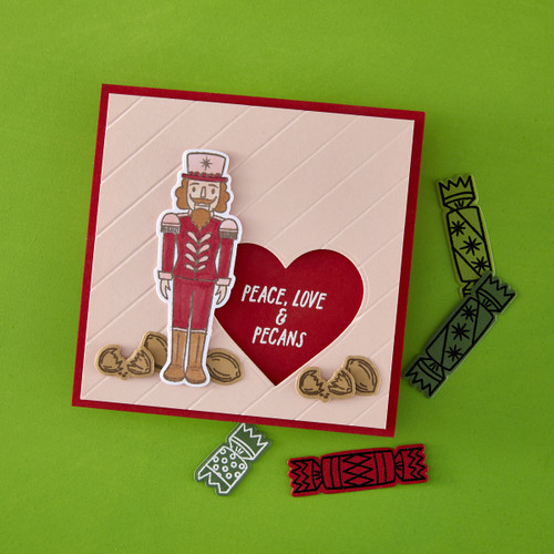 Hero Arts Stamp & Cut-A Little Nuts - 5A00353K-1H6LS Hero Arts Stamp & Cut-A Little Nuts - 5A00353K-1H6LS