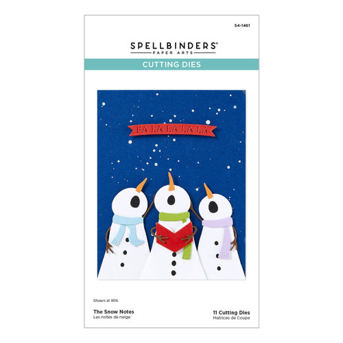 Spellbinders Etched Dies From Wonderland-The Snow Notes - 5A00351Q-1H6LC - 810176106181