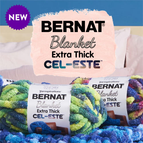 12 Pack Bernat Blanket Extra Thick Cel-Este-Jupiter Red 5A002LPT-1GNCC