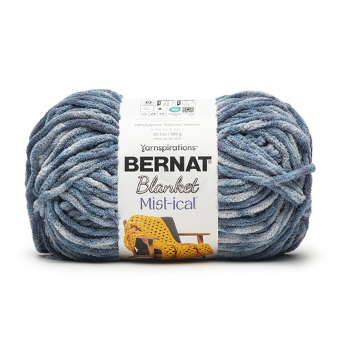 12 Pack Bernat Blanket Mist-Ical Yarn 2 Pack-Storm Blue 5A002LQD-1GNCP
