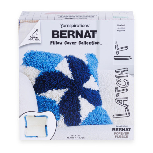 16 Pack - Bernat Latch It Pillow-Pinwheel - 5A002LP2-1GND2 - 726465302458