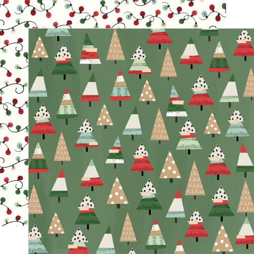 25 Pack - All Wrapped Up Double-Sided Cardstock 12"X12"-Twinkle Lights - 5A0034SX-1H69Y - 810191520313