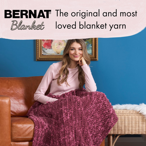 12 Pack - Bernat Blanket Mist-Ical Yarn 2 Pack-Pink Quartz - 5A002LRS-1GNDS