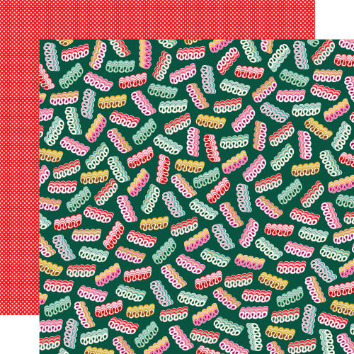 25 Pack Hard Candy Christmas Double-Sided Cardstock 12"X12"-Sweets Season 5A0034YC-1H6DX - 810191521013
