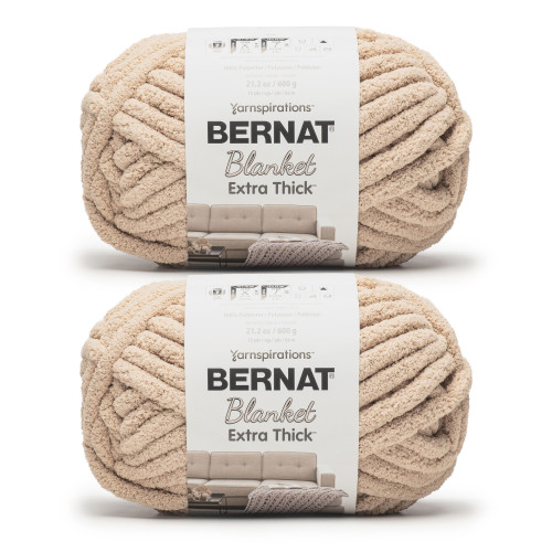 12 Pack - Bernat Blanket Extra Thick 600g-Bone - 5A002LP4-1GNDZ - 726465301659
