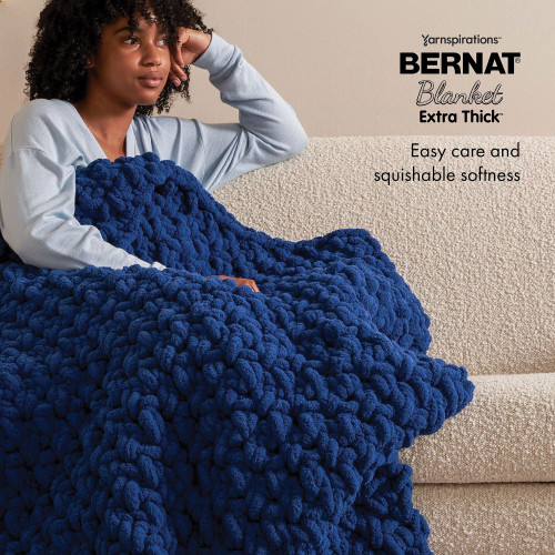 12 Pack Bernat Blanket Extra Thick 600g-Bone 5A002LP4-1GNDZ
