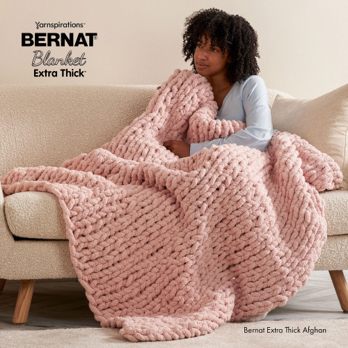 12 Pack Bernat Blanket Extra Thick 600g-Bone 5A002LP4-1GNDZ