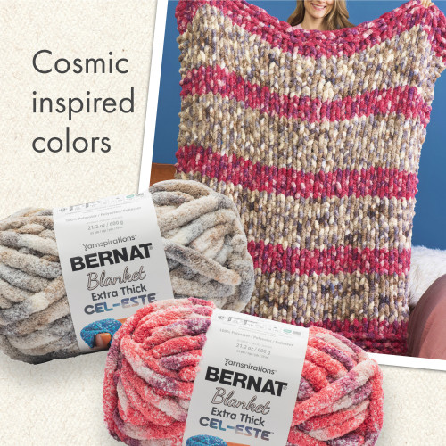 12 Pack Bernat Blanket Extra Thick Cel-Este-Nebula Blue 5A002LPG-1GNFJ