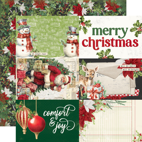 25 Pack - Simple Vintage Believe Double-Sided Cardstock 12"X12"-4X6 Elements - 5A0034W6-1H6B2 - 810191520672