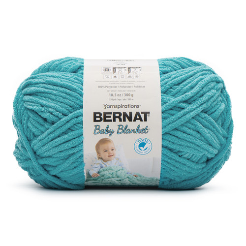 24 Pack - Bernat Baby Blanket Big Ball Yarn 1/Pack-Baby Teal - 5A002151-1G4CC - 726465500069