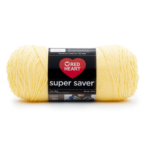 8 Pack - Red Heart Super Saver Yarn 3/Pack-Lemon - 5A00216B-1G4CF