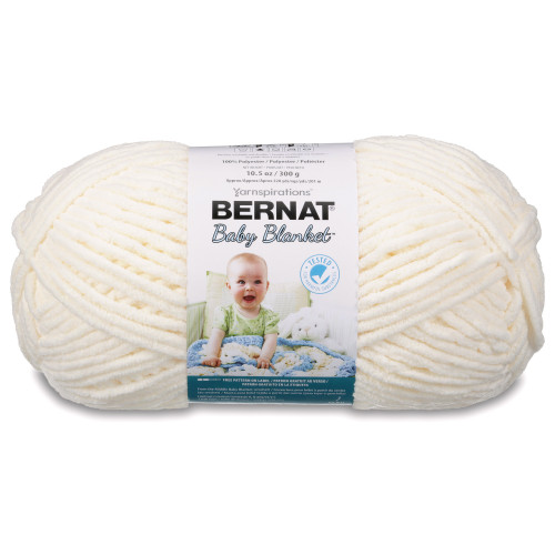 24 Pack - Bernat Baby Blanket Big Ball Yarn 1/Pack-Vanilla - 5A002149-1G4CM - 726465500137 24 Pack - Bernat Baby Blanket Big Ball Yarn 1/Pack-Vanilla - 5A002149-1G4CM - 726465500137