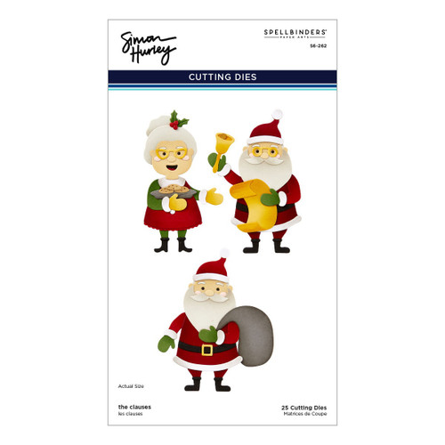 Spellbinders Etched Dies By Simon Hurley-The Clauses, North Pole Friends 5A00352T-1H6M0 - 810176106846