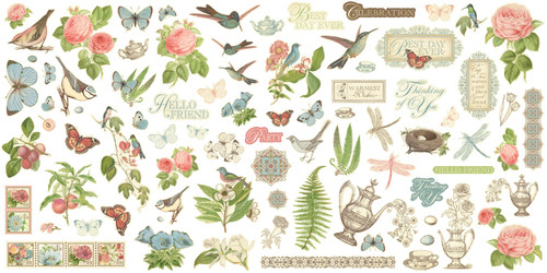 Graphic 45 Keepsake Kit With Exclusive Metal Die Set-Botanical Tea - 5A00350K-1H6J1 Graphic 45 Keepsake Kit With Exclusive Metal Die Set-Botanical Tea - 5A00350K-1H6J1