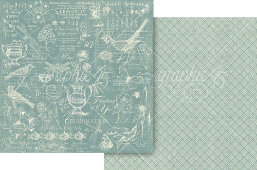 Graphic 45 Keepsake Kit With Exclusive Metal Die Set-Botanical Tea - 5A00350K-1H6J1 Graphic 45 Keepsake Kit With Exclusive Metal Die Set-Botanical Tea - 5A00350K-1H6J1