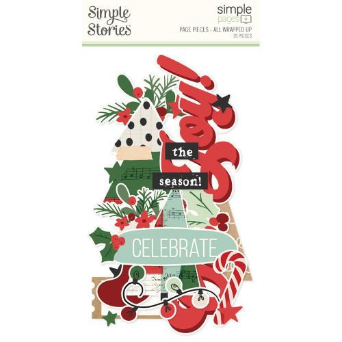Simple Stories Simple Pages Page Pieces-All Wrapped Up - 5A0034WW-1H6C5 - 810191520511