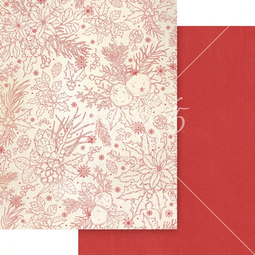 Graphic 45 Patterns & Solids Collection Pack 8.5"X11"-Deck The Halls - 5A003506-1H6J5