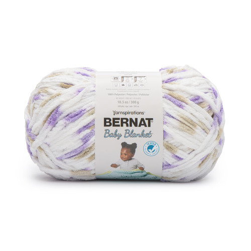 24 Pack - Bernat Baby Blanket Big Ball Yarn 1 Pack-Little Lilac Dove - 5A002K6Q-1GLQM - 726465300362