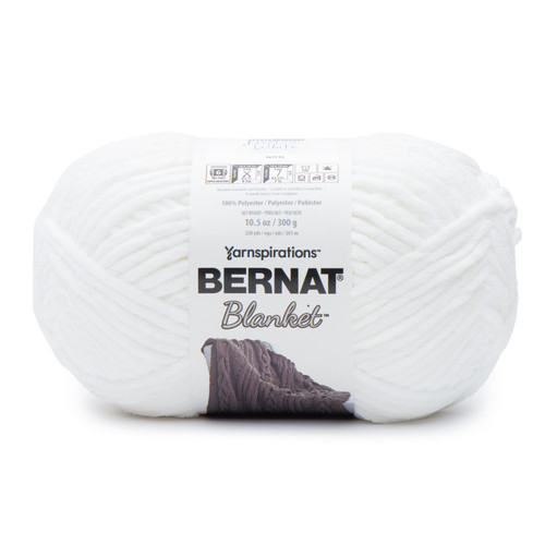12 Pack - Bernat Blanket Big Ball Yarn 2/Pack-White - 5A00214B-1G4CW